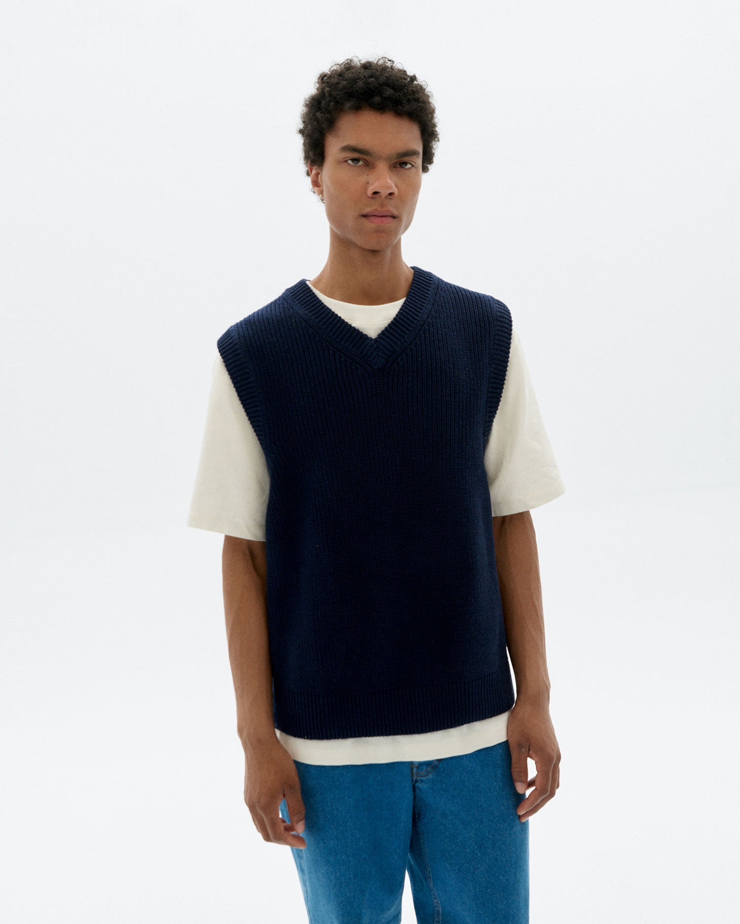 Oliver Relaxed Knitted Vest