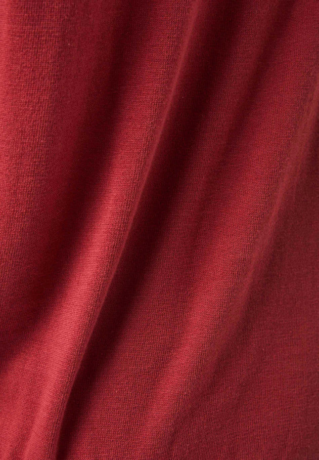 Men's Textured Knit Polo Collar Sweater Merlot