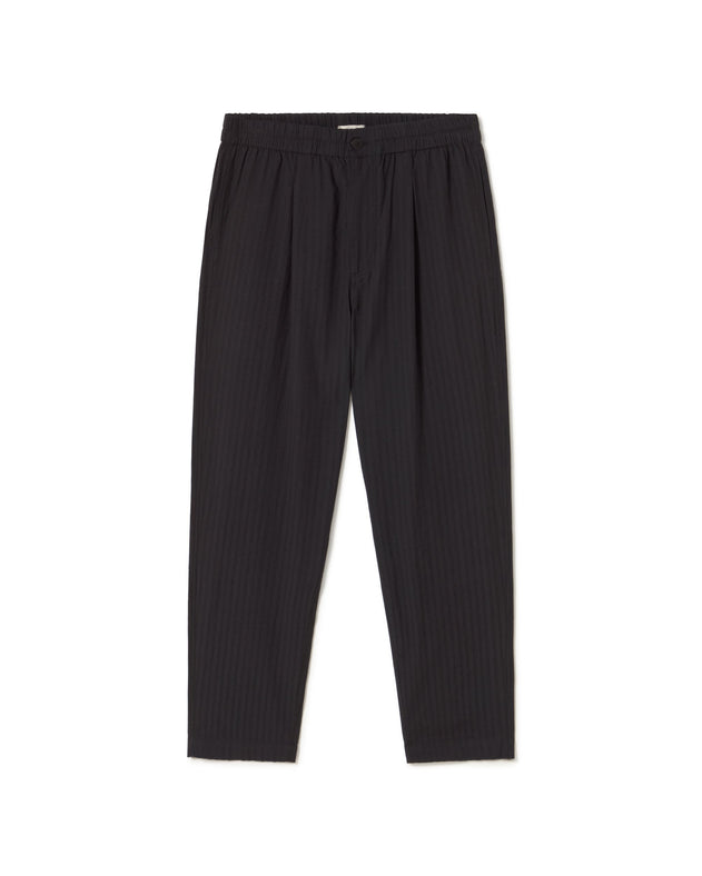 Luc Pants Seersucker Black