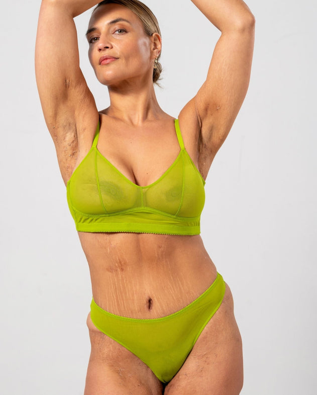 Mesh Balconette Matcha