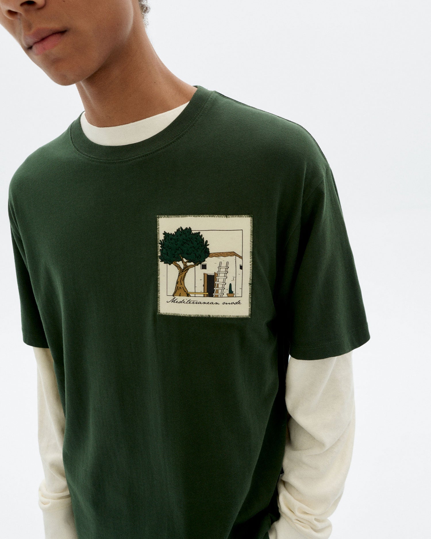 Aaron T-Shirt Embroidered House