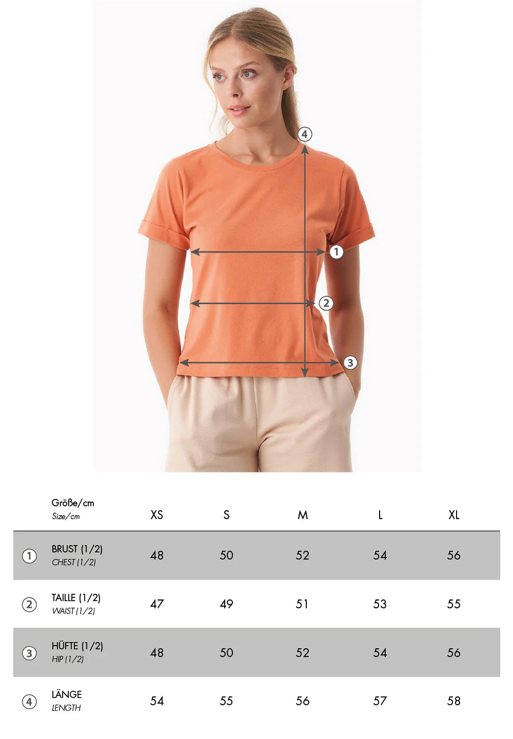 organication--modalmix-ronde-hals-t-shirt-dusty-orange