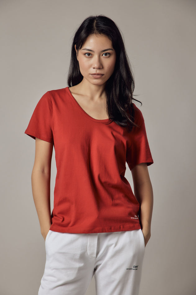 Women's Deep Neck T-Shirt