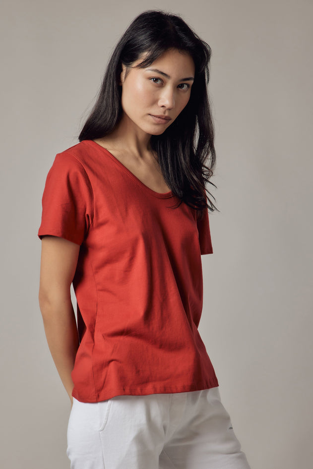 Women's Deep Neck T-Shirt
