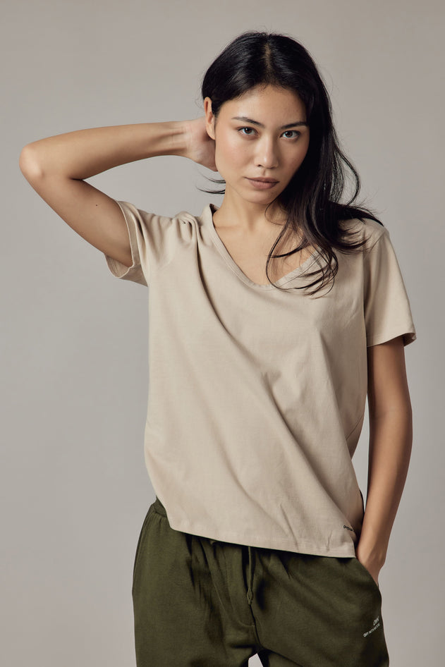 Women's Deep Neck T-Shirt