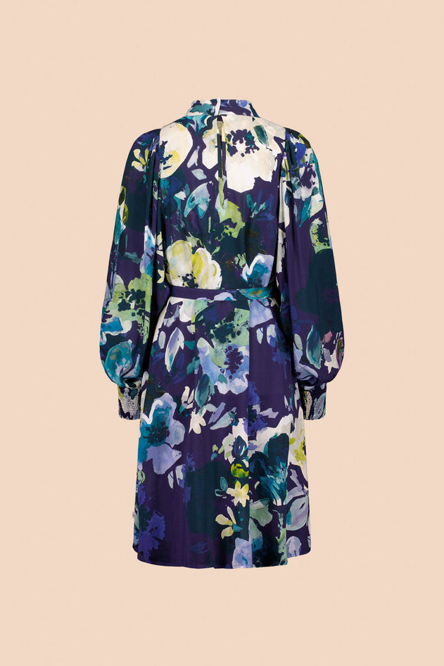 Puff Dress Blue Anemone