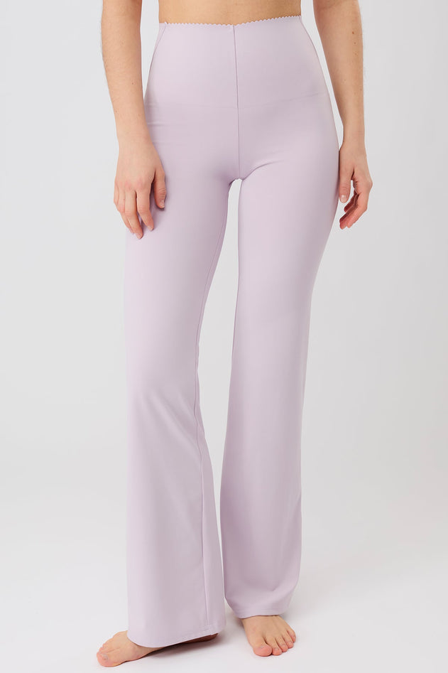 Flared Workout Pants Mauve