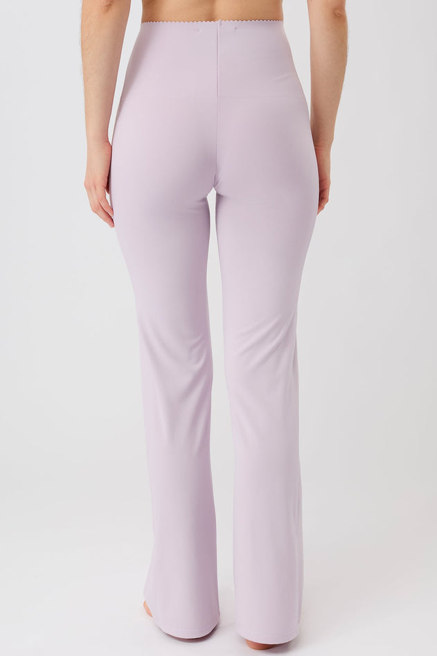 Flared Workout Pants Mauve
