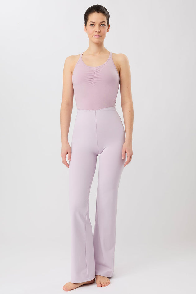 Flared Workout Pants Mauve