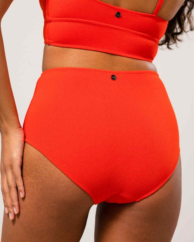 Highwaist Bikini Briefs Papaya