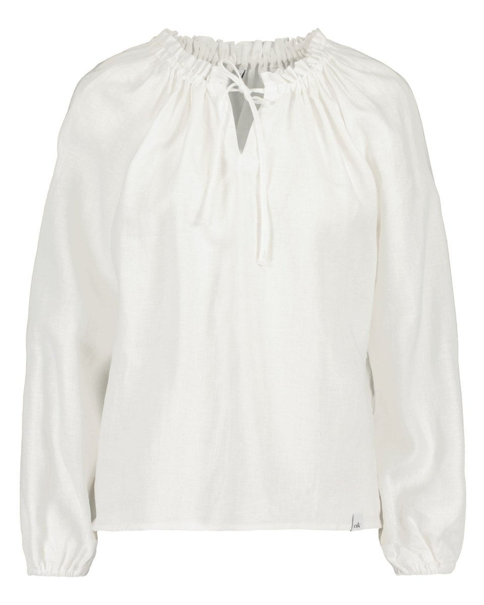 Paloma Blouse Coconut Milk White - IVALO.COM