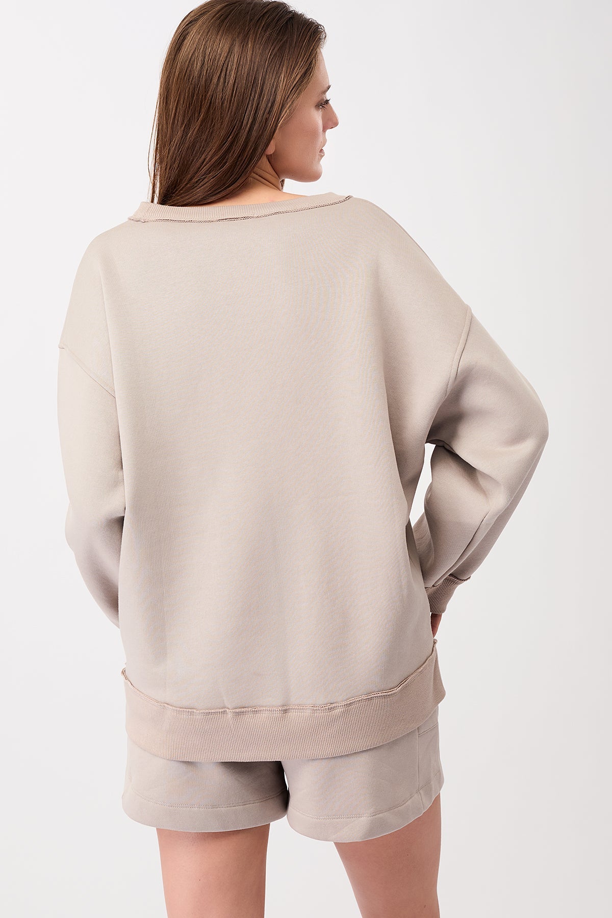 Natural Dye Jumper Ocean Sand