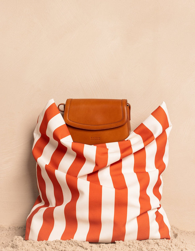 Kendalini Classic Leather Bag Cognac