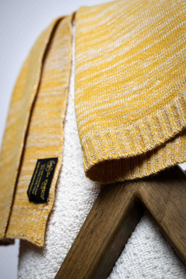 The Hemp & Wool Scarf Yellow
