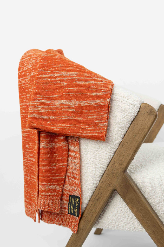 The Hemp & Wool Scarf Orange