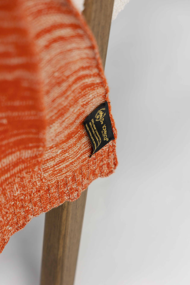 The Hemp & Wool Scarf Orange