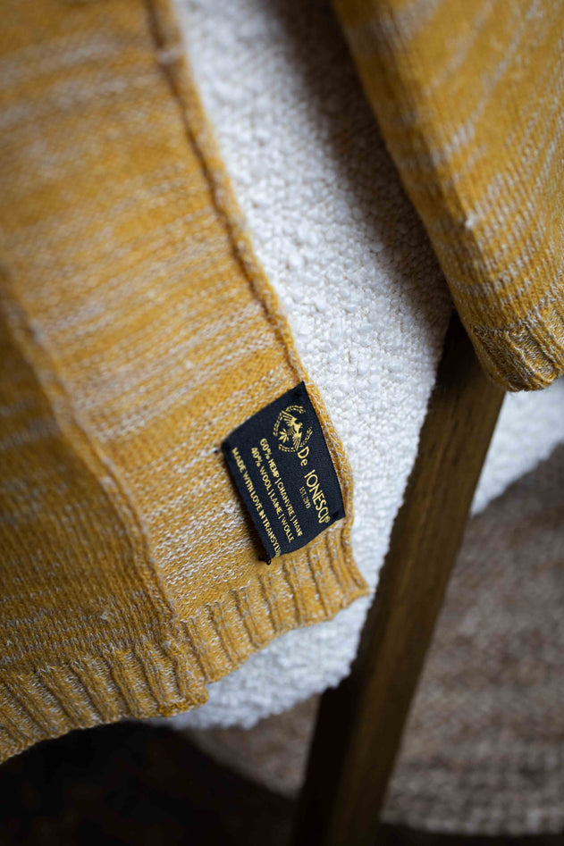 The Hemp & Wool Scarf Yellow