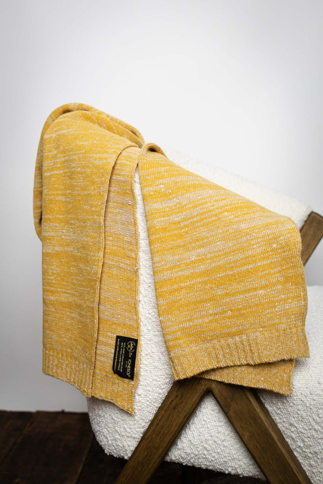 The Hemp & Wool Scarf Yellow