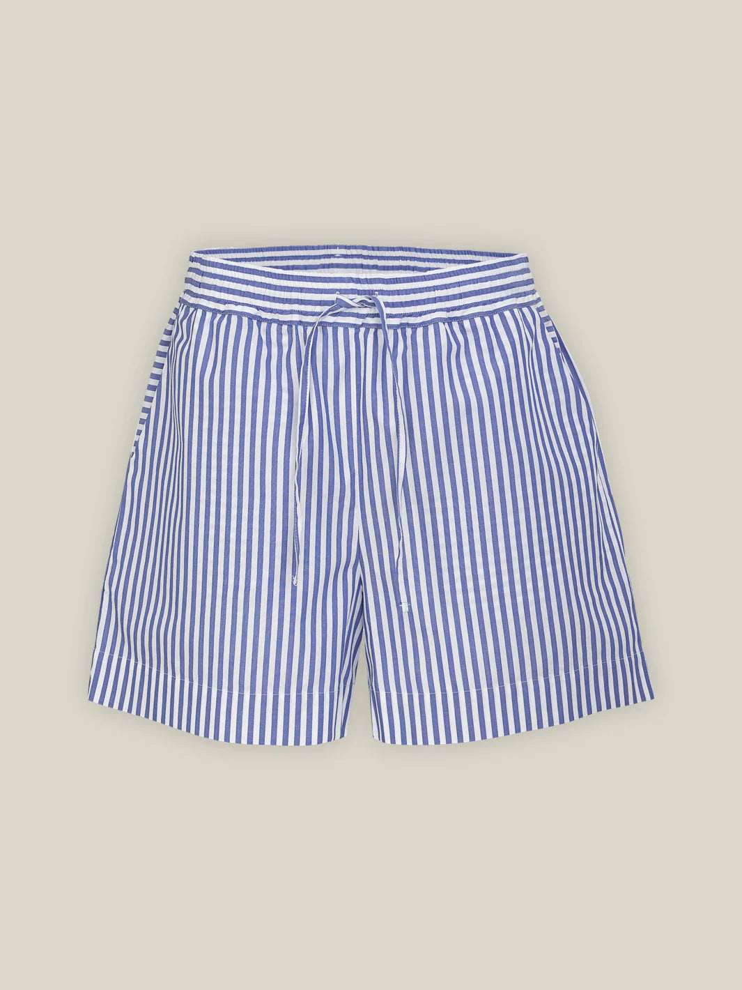 Striped Organic Cotton Shorts Blue/White