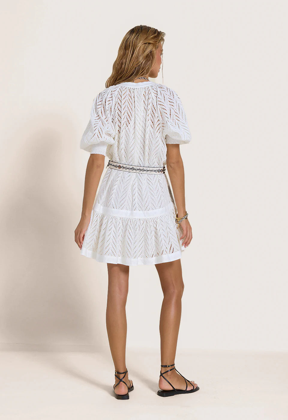 Solis Mini Dress Crispy White
