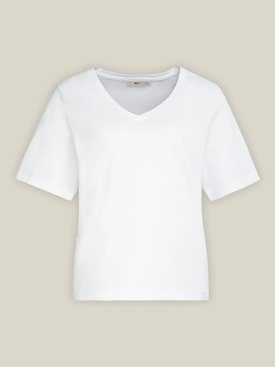 V-Neck Organic Cotton T-Shirt White