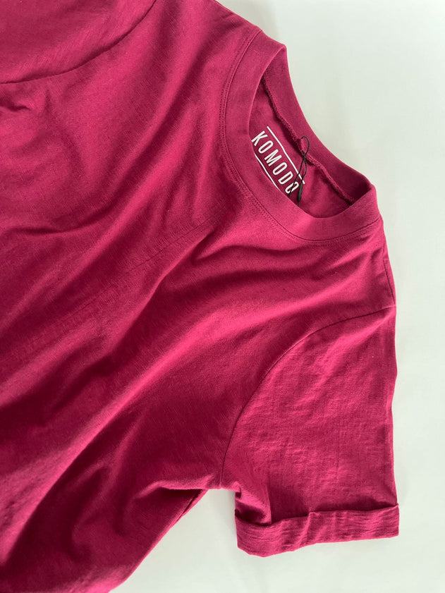 Anisa Organic Cotton T-Shirt Berry
