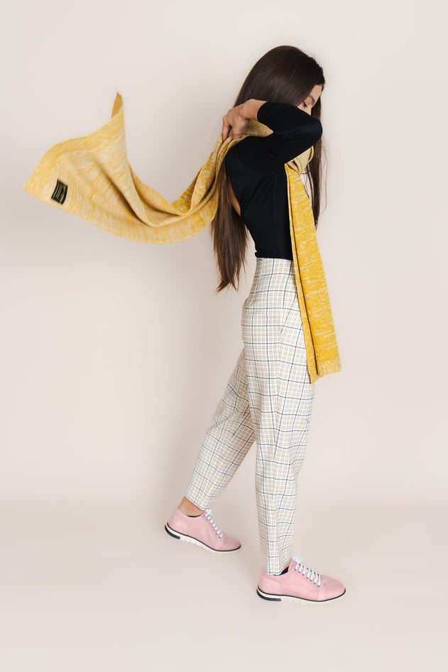The Hemp & Wool Scarf Yellow