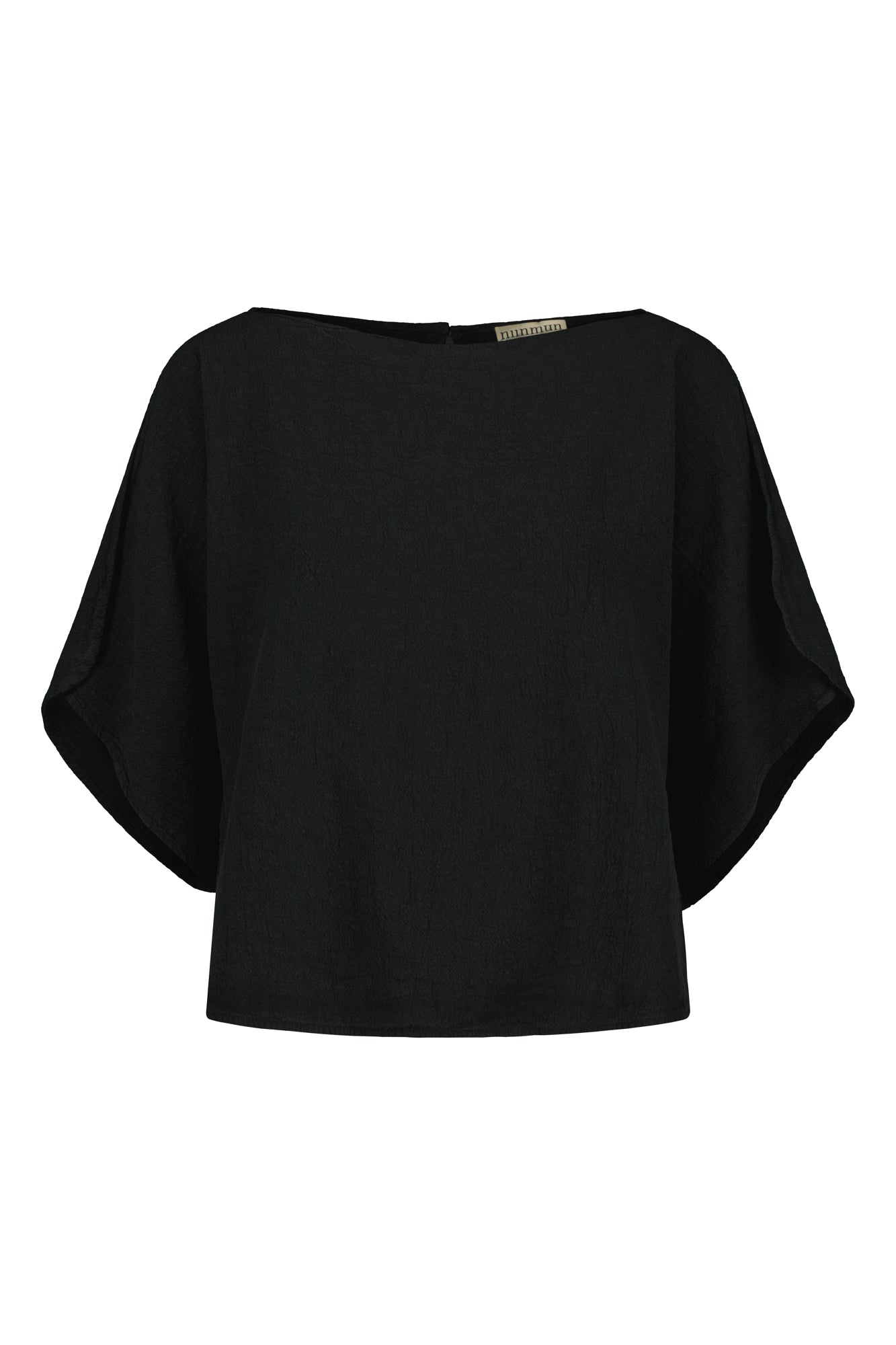 Vallmo Linen-Cotton Shirt Raven Black