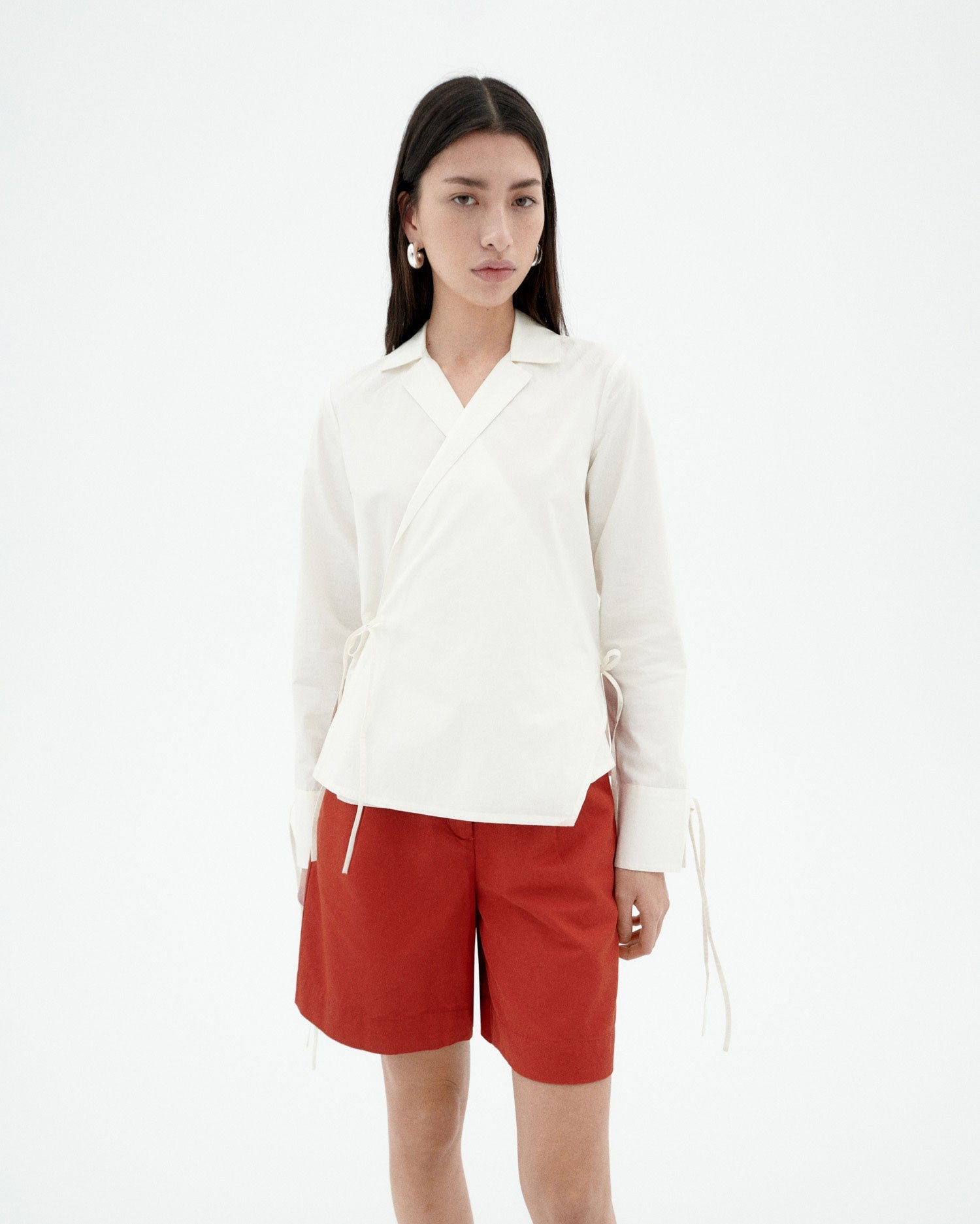 Crossed Lenie Blouse White
