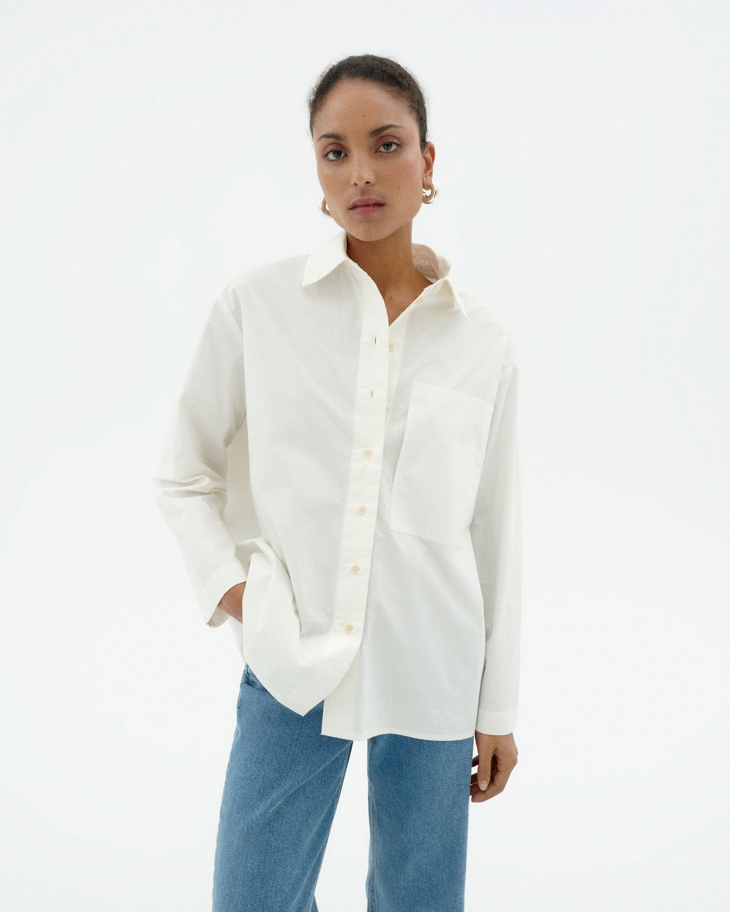 Marcelle Blouse White
