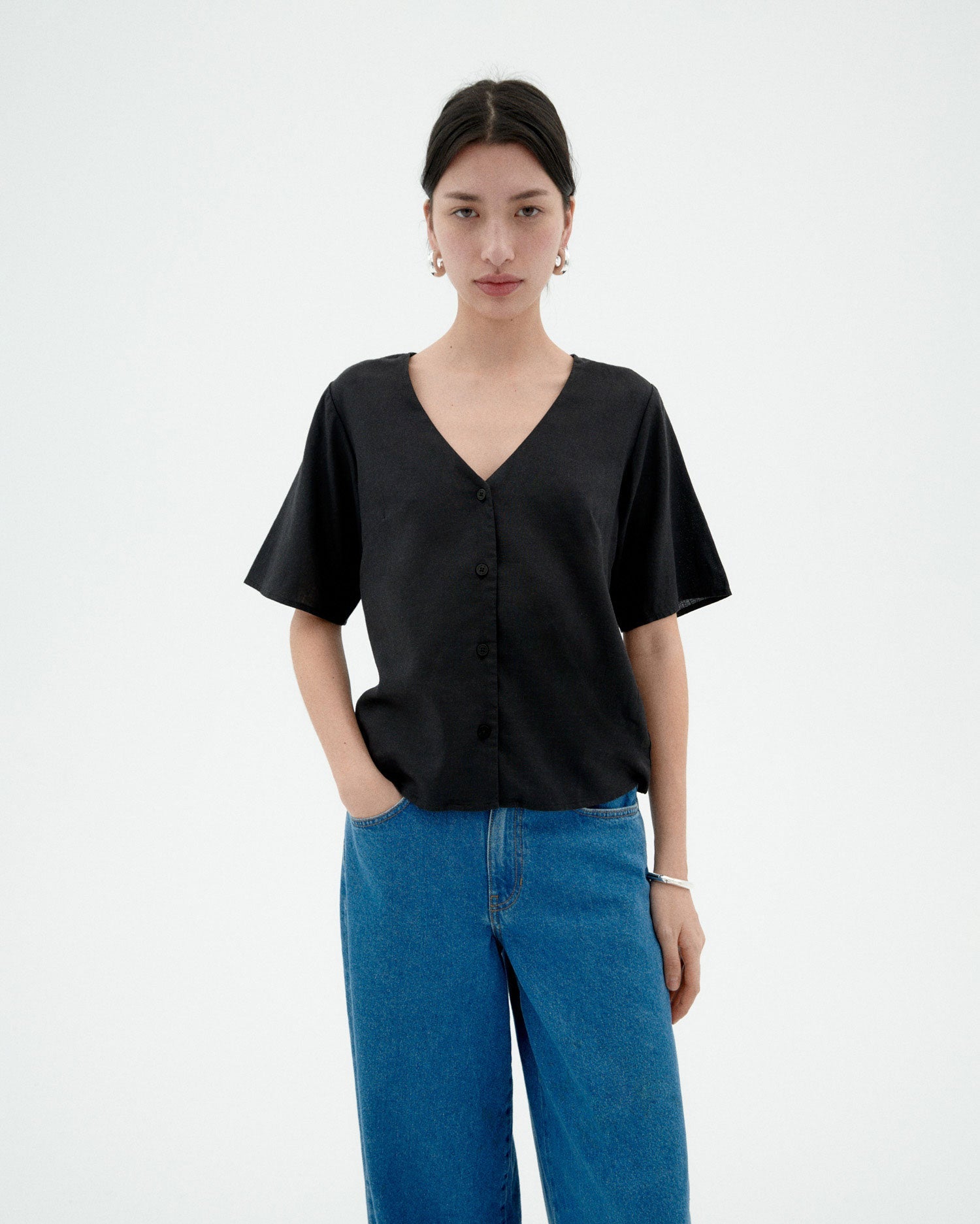 Libelula hemp Blouse Black