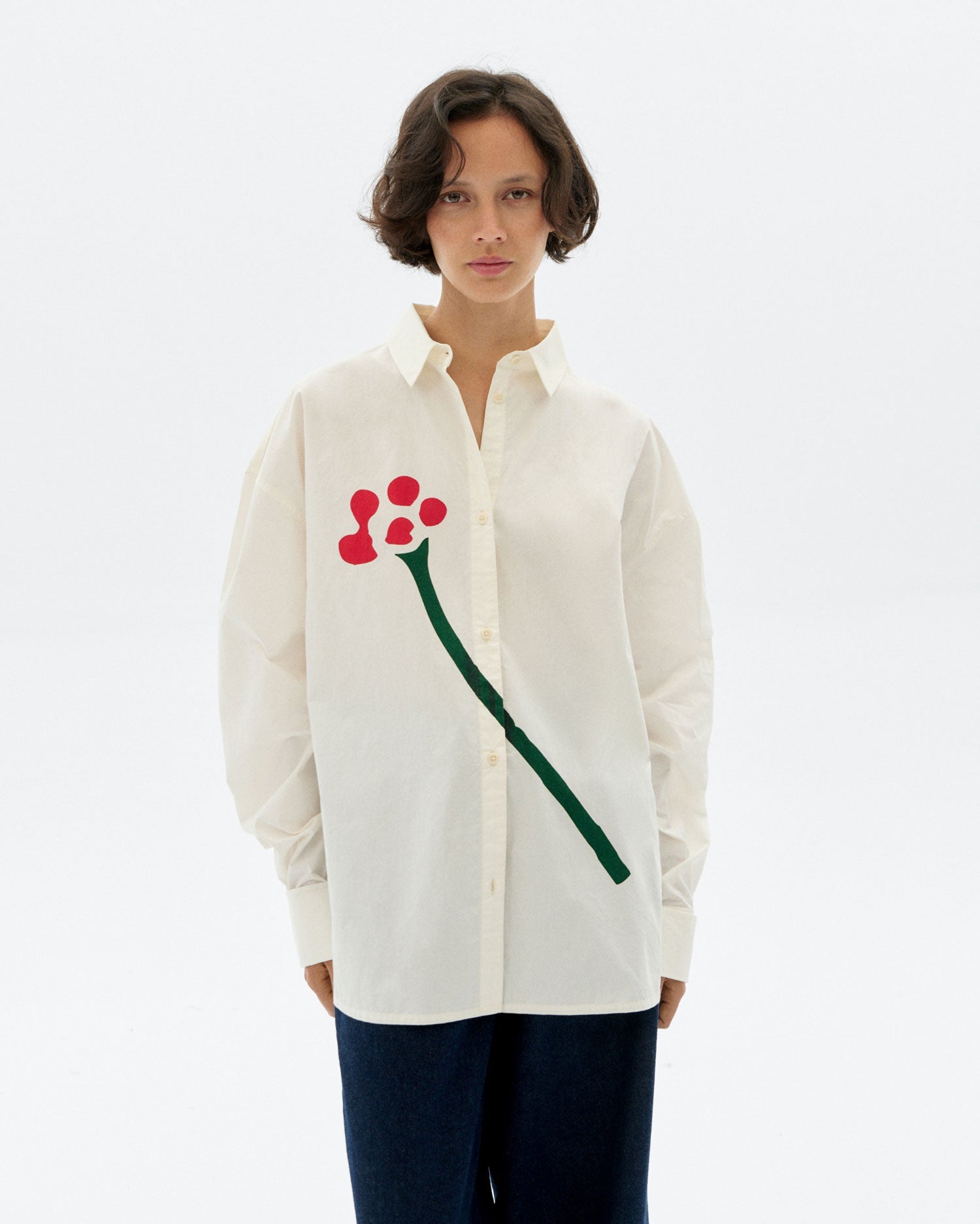 Juana Poplin Blouse Flower