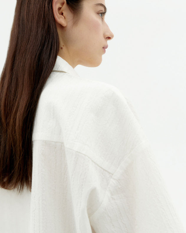 Anna Shirt Textured White