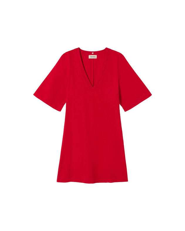 Kim Dress Fiery Red