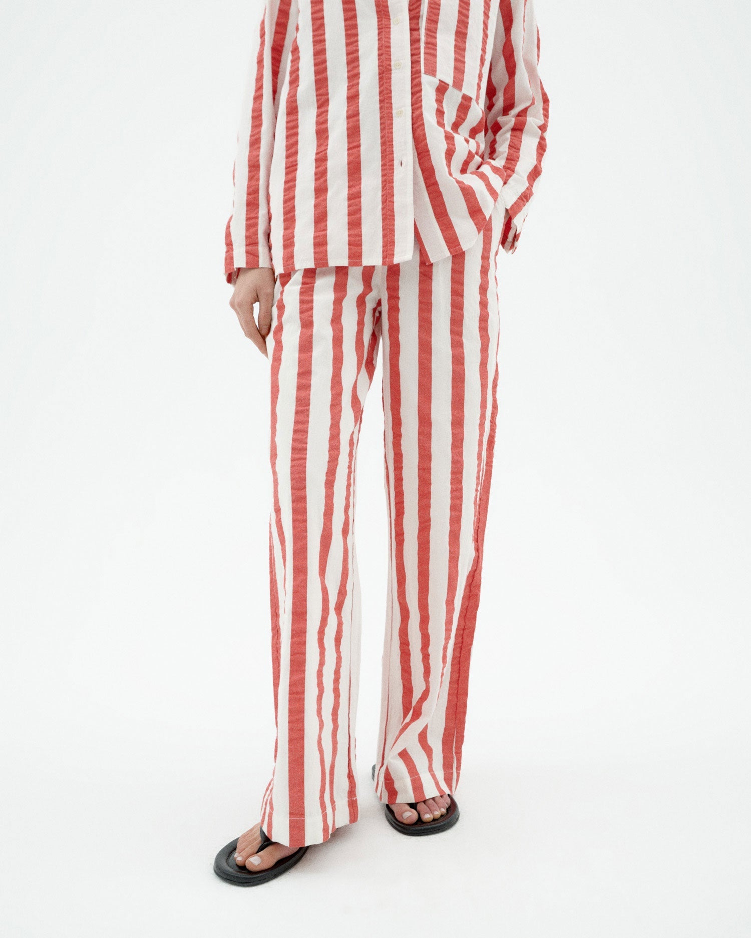 Manolita Pants Red Stripes