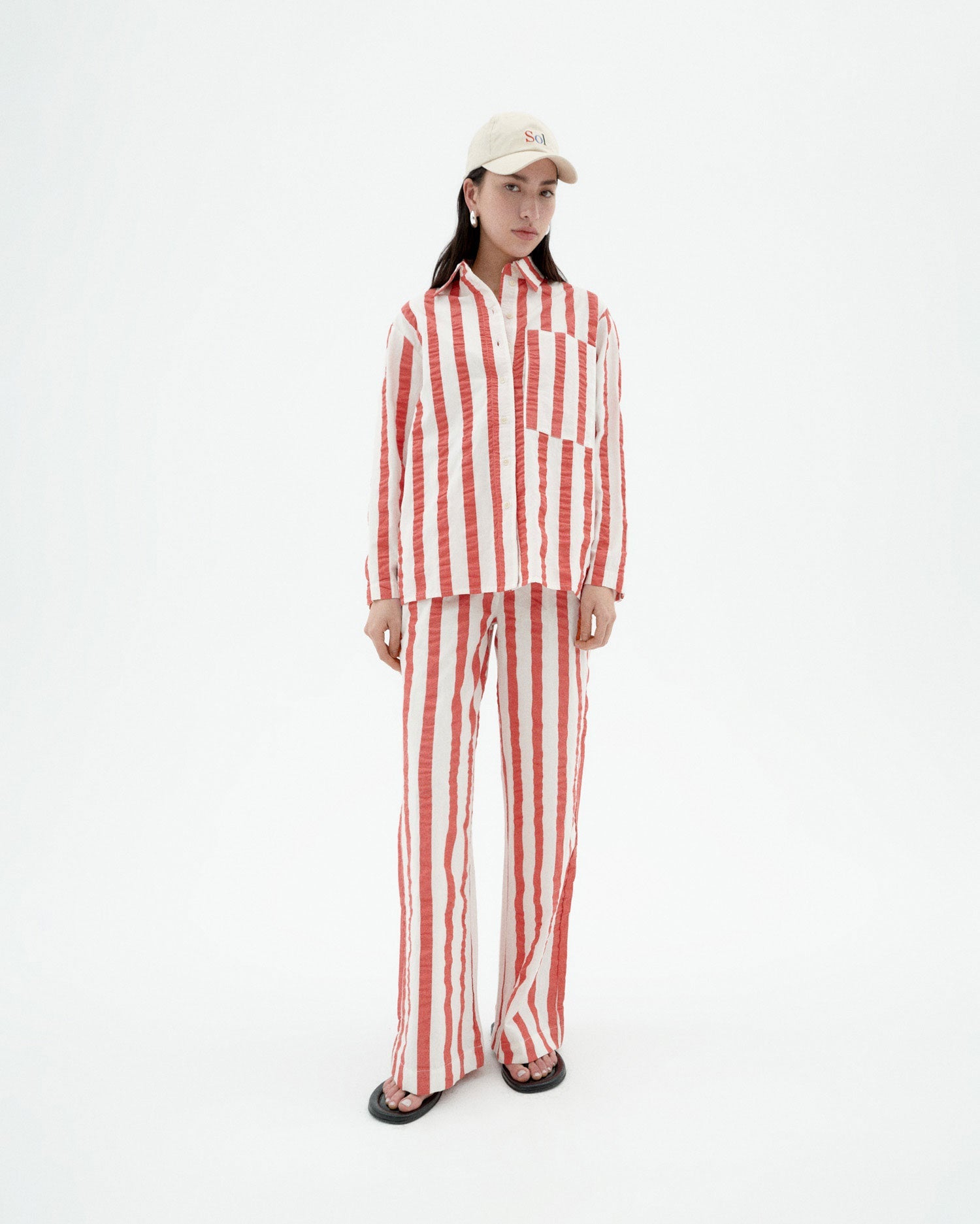 Manolita Pants Red Stripes