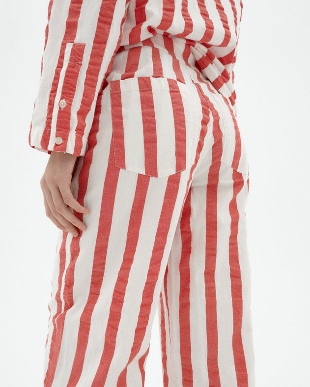 Manolita Pants Red Stripes