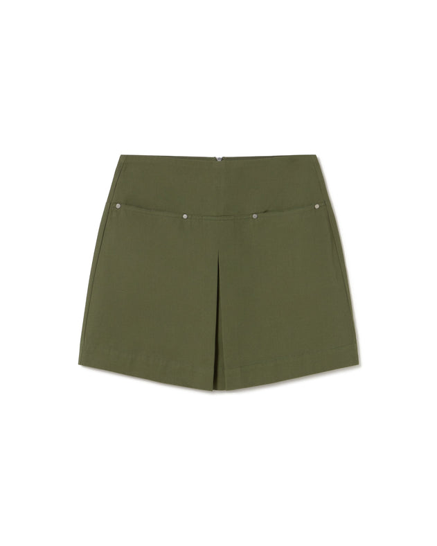 Mabel Mini Skirt Kentia Green
