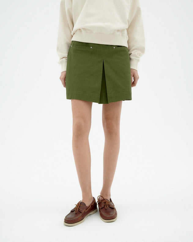 Mabel Mini Skirt Kentia Green