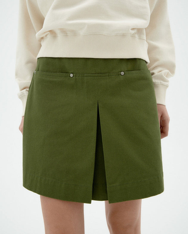 Mabel Mini Skirt Kentia Green