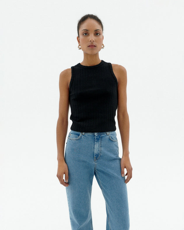 Turkana Tank Top Black