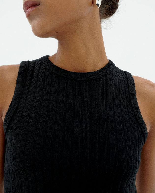 Turkana Tank Top Black