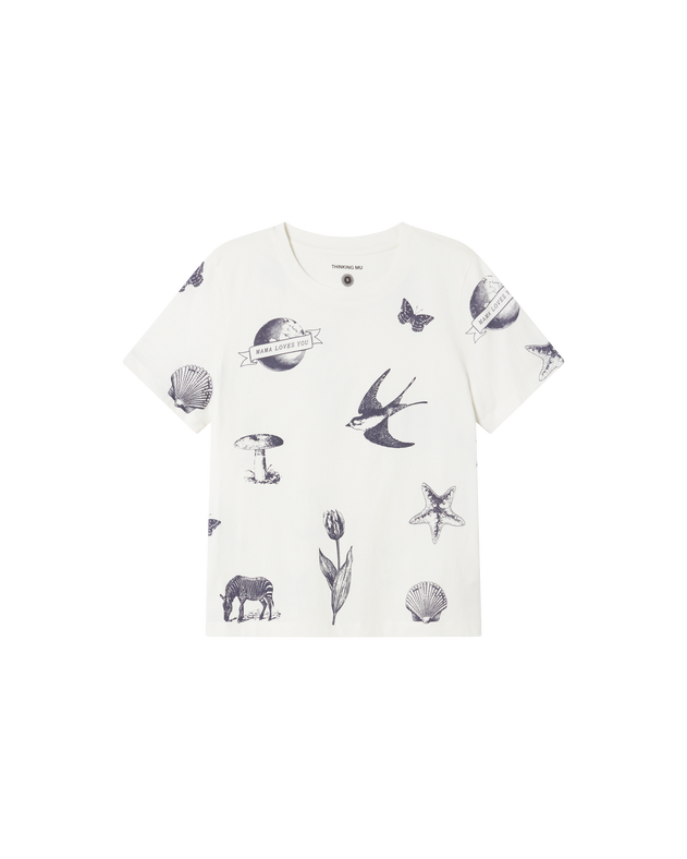 Ida T-Shirt Mama White