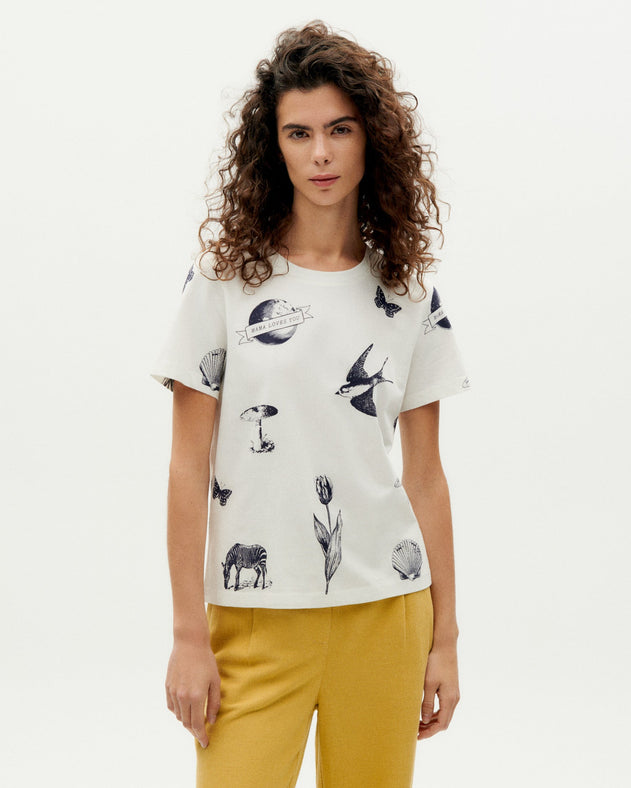 Ida T-Shirt Mama White