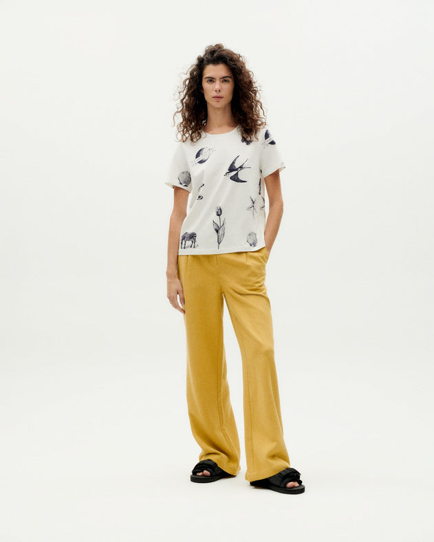 Ida T-Shirt Mama White
