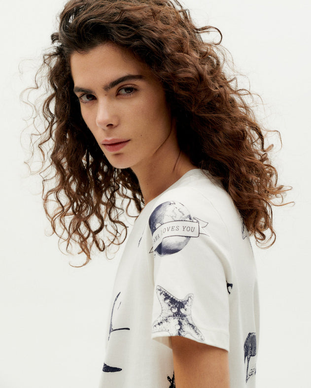 Ida T-Shirt Mama White