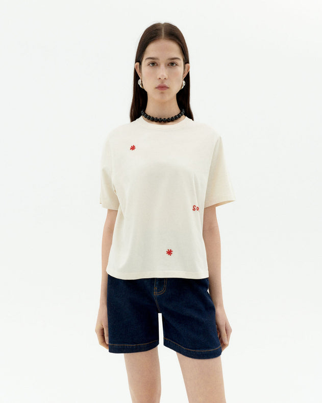 Lucia T-Shirt Solsol White