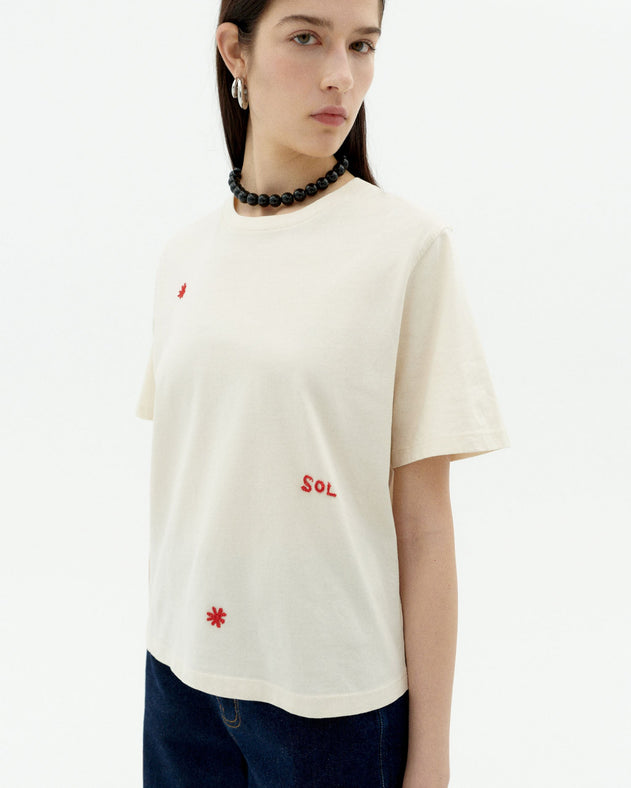 Lucia T-Shirt Solsol White