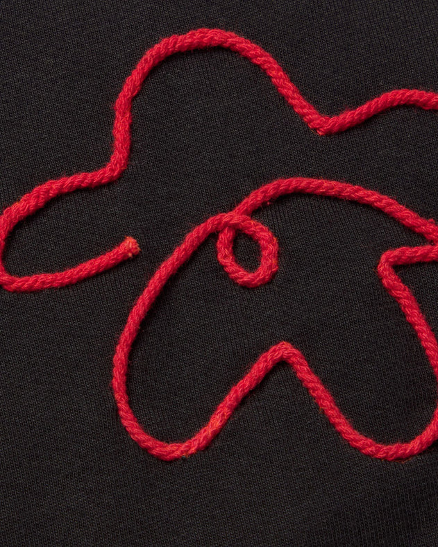 Volta T-Shirt Hand Embroidered Flower