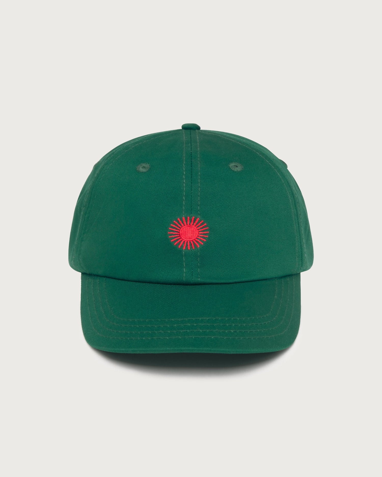 Cap Green Red Sun